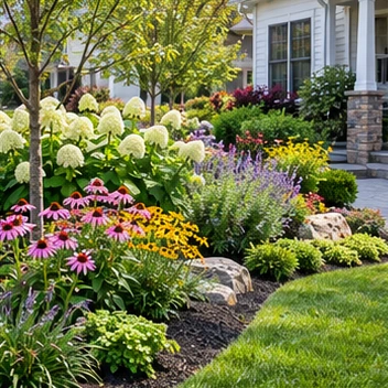 Landscape design illustration