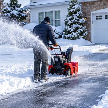 Snow removal illustration