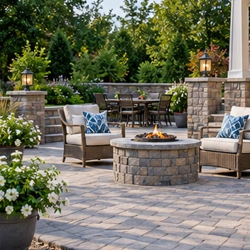 Patios and walkways illustration