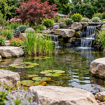 Pond installation illustration